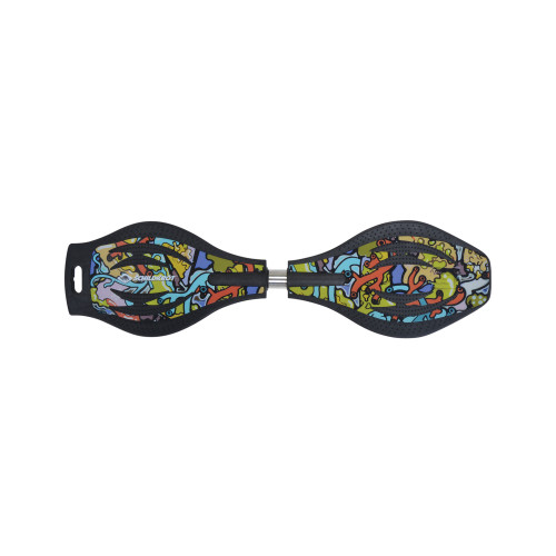 Скейтборд  Schildkröt Waveboard Good Vibes Graffiti - фото №4